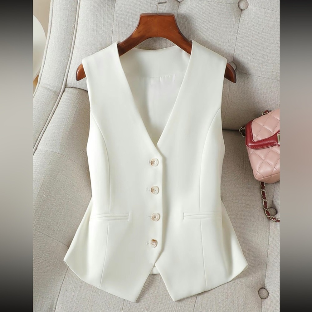 Women’s White Vest